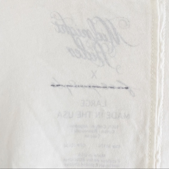 Free People White and Blue Long Sleeve Tee - Picture 8 of 10